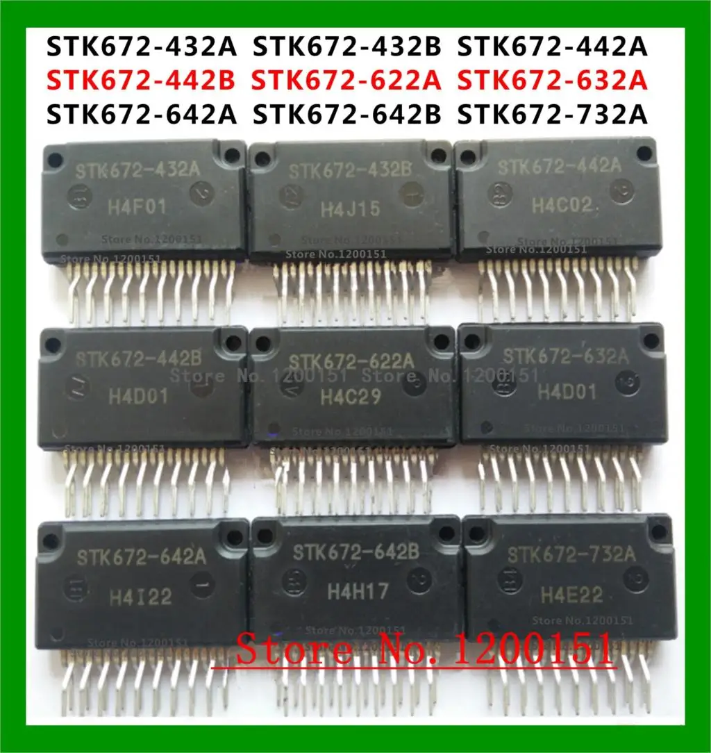 STK672 STK672-432A STK672-432B STK672-442A STK672-442B STK672-622A STK672-632A STK672-642A STK672-642B STK672-732A STK672-610