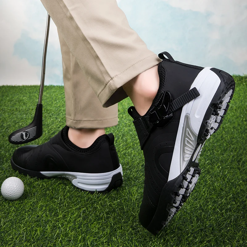 New Unisex Golf Shoes Professional Men's Golf Players' Sports Shoes Non Slip Comfortable Grass Golf Shoes Men's Walking Sneakers