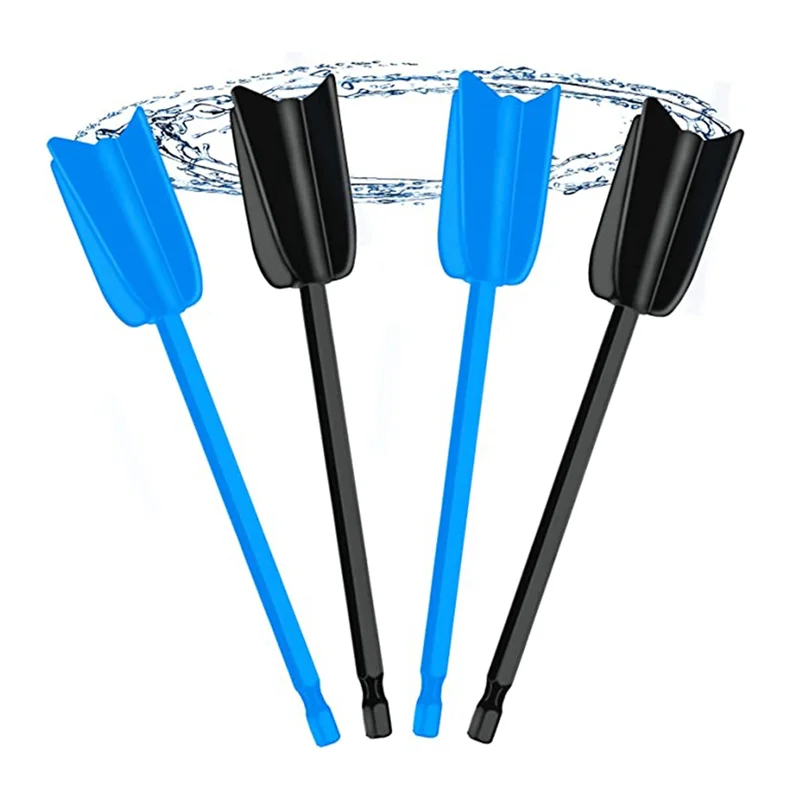 

Resin Mixer Epoxy Mixer Paddles -4 Reusable Reusable Paint and Resin Mixer Paddle To Mix Epoxy Resin,Paint,Ceramic Glaze