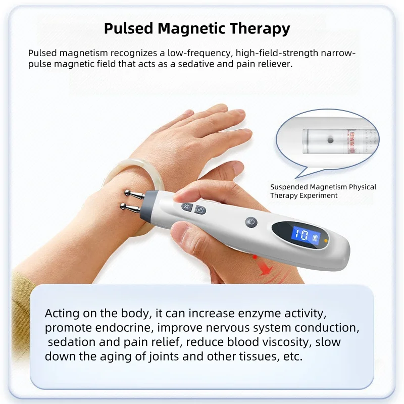 Электронная акупунктурная ручка для акупрессуры меридиан энергетическая