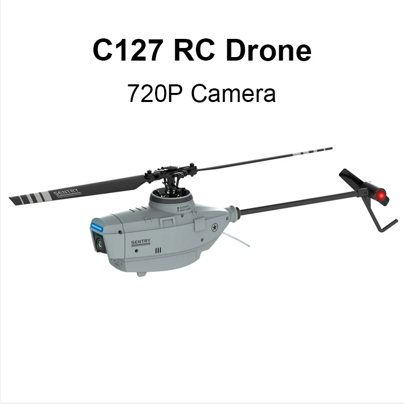 C127 RC Дрон 720P камера Sentry вертолет 2 4 ГГц Профессиональный C186 6-осевой электронный