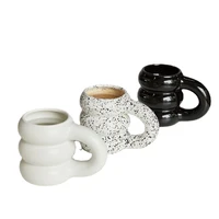 noble creative water cup ceramic mug nordic coffee cups with big handrip colored ceramics big juice mugs kitchenware