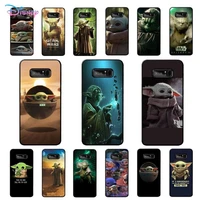 baby yoda phone case for samsung note 5 7 8 9 10 20 pro plus lite ultra a21 12 72