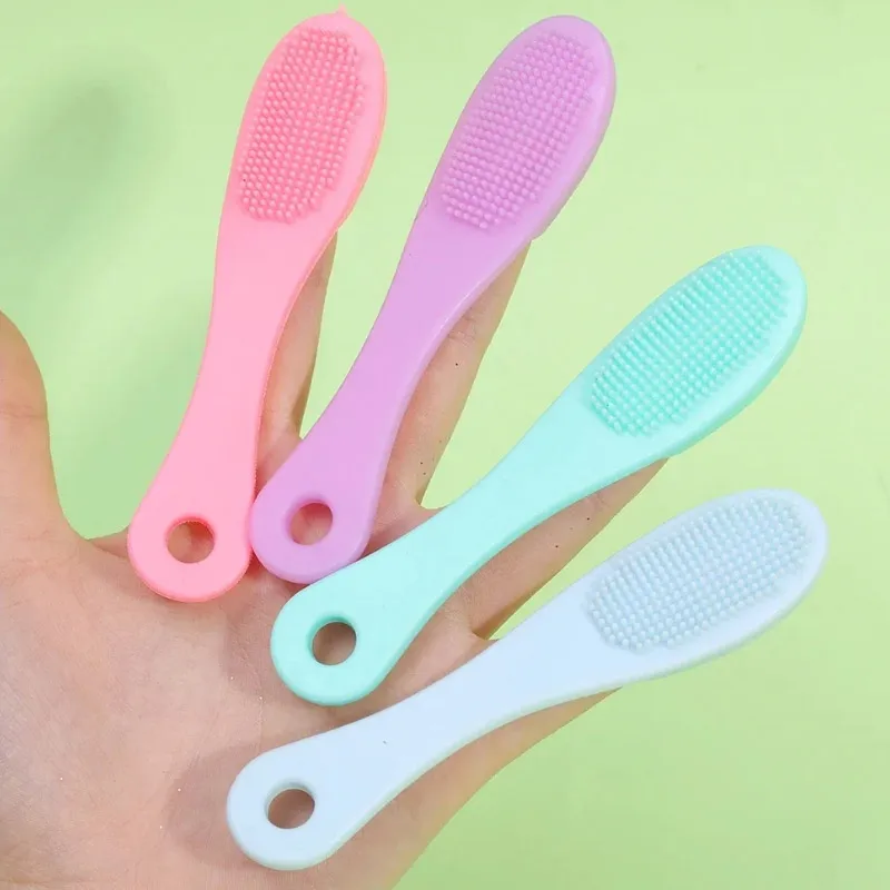 Силиконовая щетка для чистки лица мини-кошачья царапина мягкая мытья