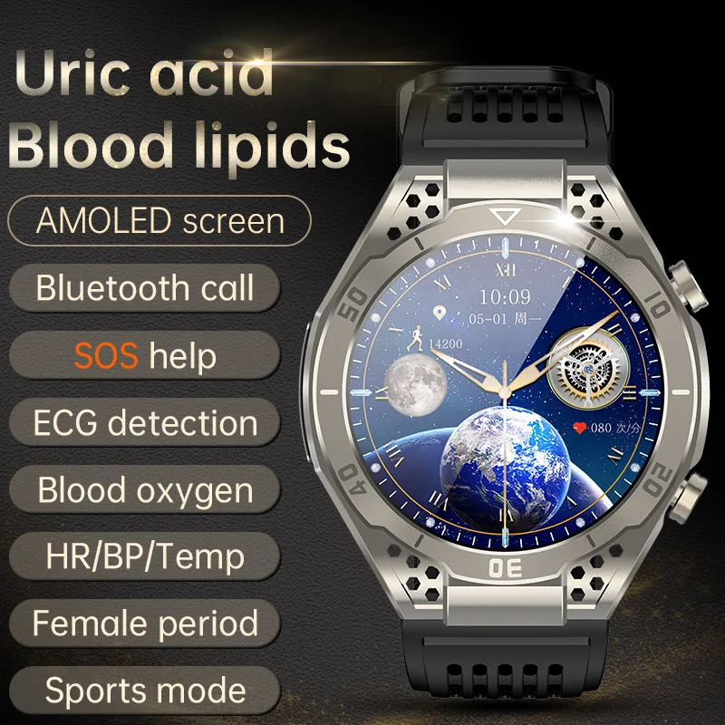 

Смарт-часы JA01 мужские, 1,43 дюйма, AMOLED, Bluetooth