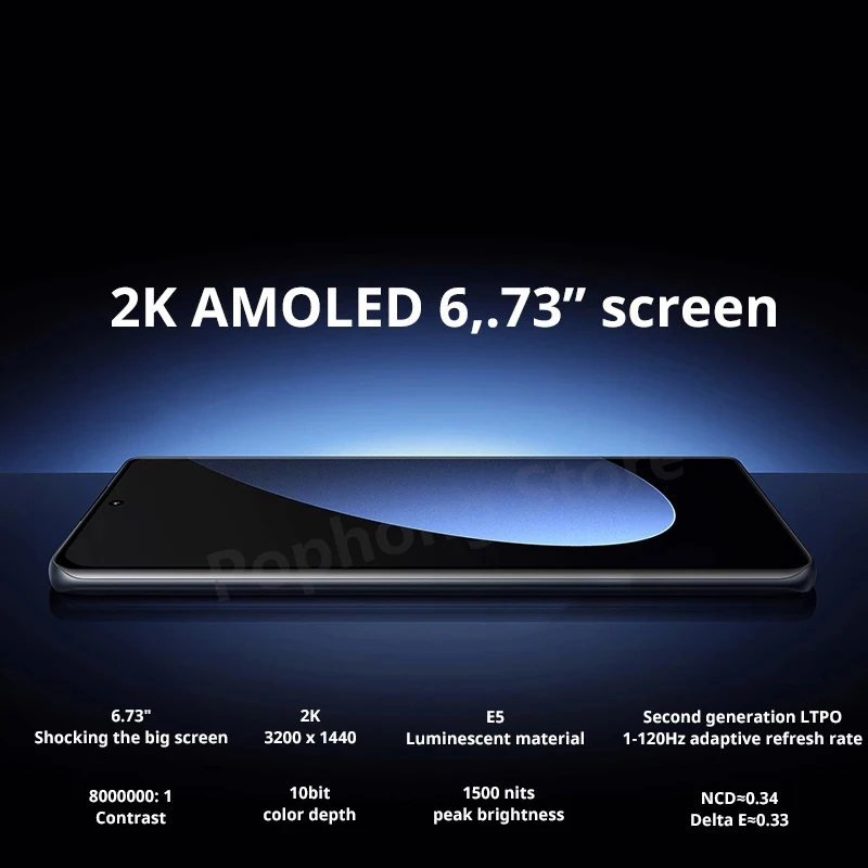 Kup Globalny Rom Xiaomi 12S Pro Telefon Komórkowy 6.73 Cala 2K AMOLED 120Hz Elastyczny Wyświetlacz Snapdragon Gen 8 + Octa Core 120W ładowarka NFC