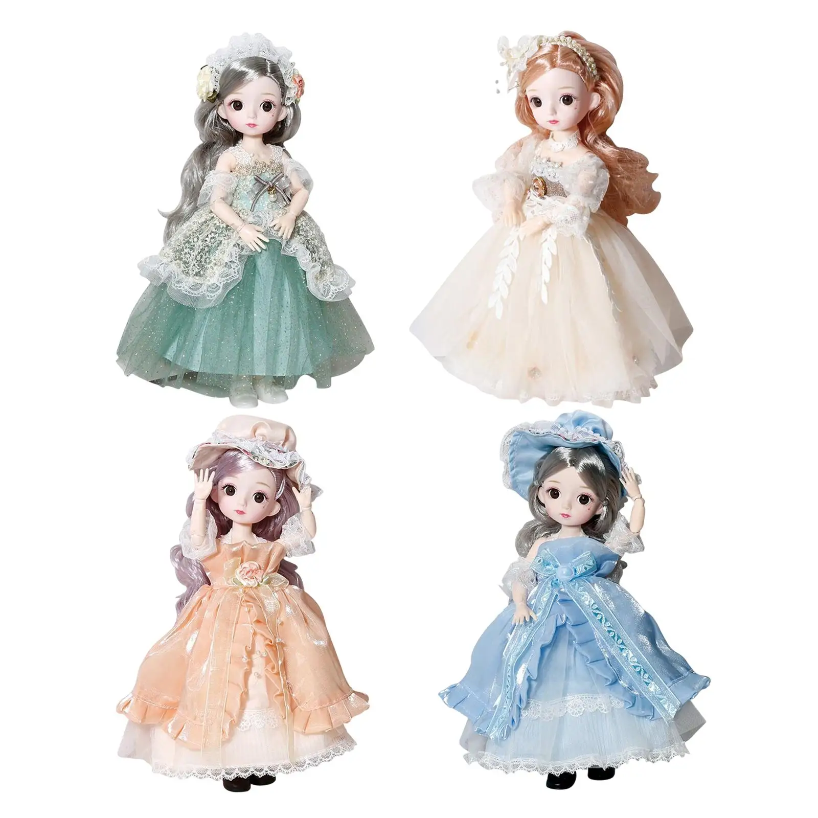 

30 см маленькая кукла модное платье DIY игрушка макияж кукла для детей Подарки