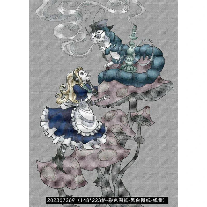 Набор для вышивки крестиком Homefun ZZ8842 с новым рисунком без принта