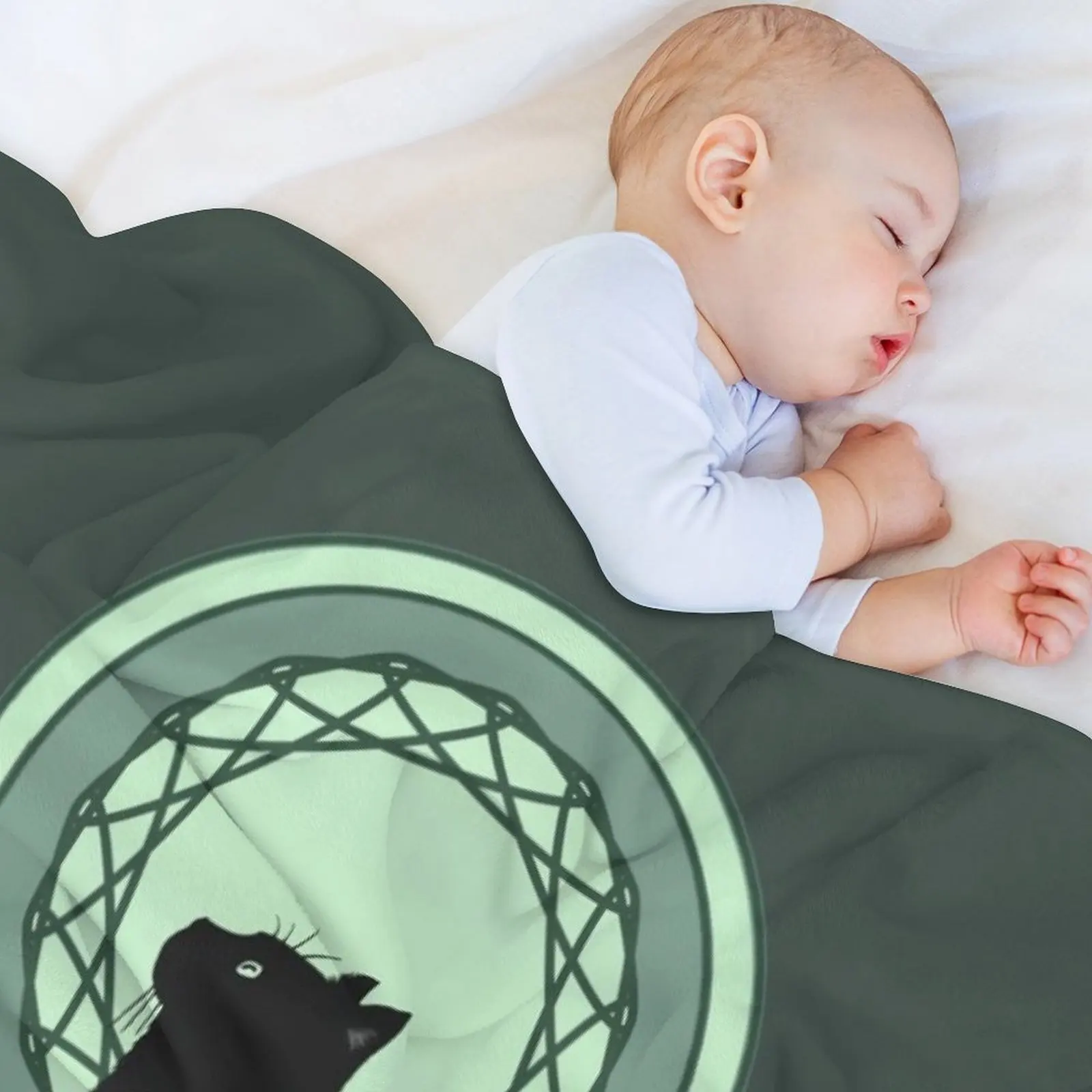 Черная кошка новинка плед одеяло тяжелые Furrys мягкие большие одеяла