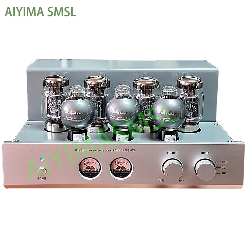 Фото AIYIMA SMSL 45 Вт 2,0 вокальный трубчатый усилитель kt88 6H8C CV181 6SN7 нажимной вакуумный трубчатый усилитель Handbuilt HiFi вакуумный трубчатый усилитель ауди... №1