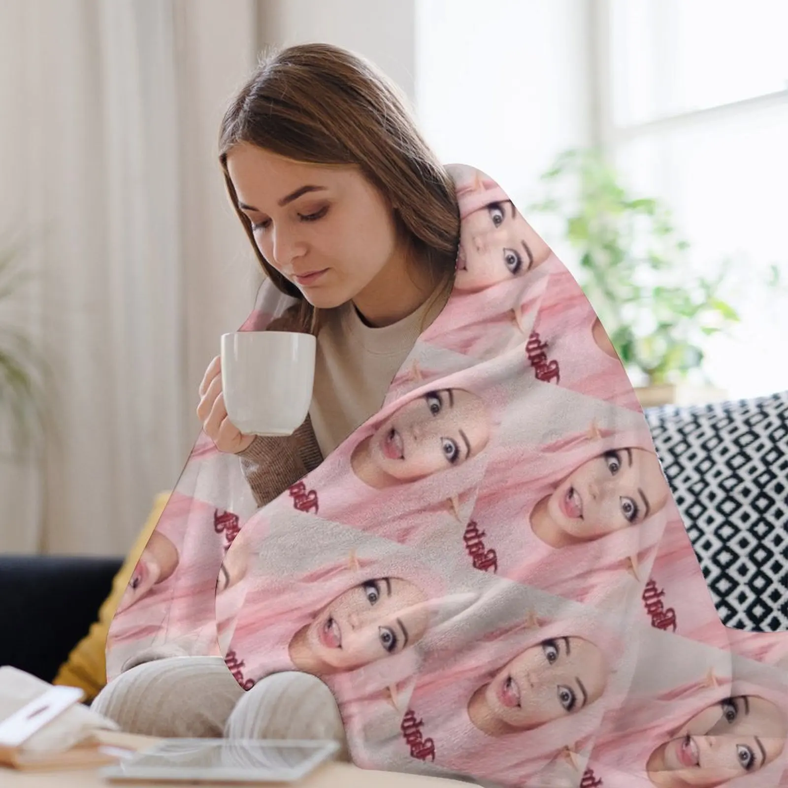 Милое одеяло Belle Delphine роскошное для дивана тонкие летние одеяла