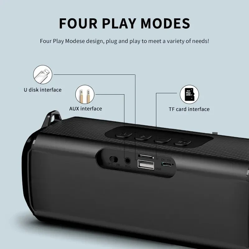 Портативный Bluetooth-динамик Caixa De Som