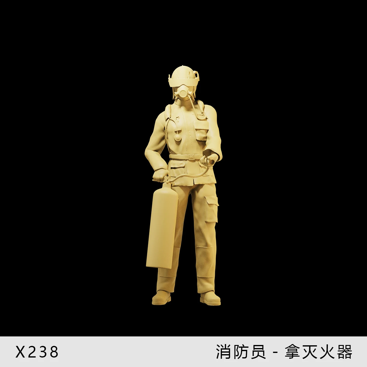 Миниатюрная модель огнетушителя MAK 1/64