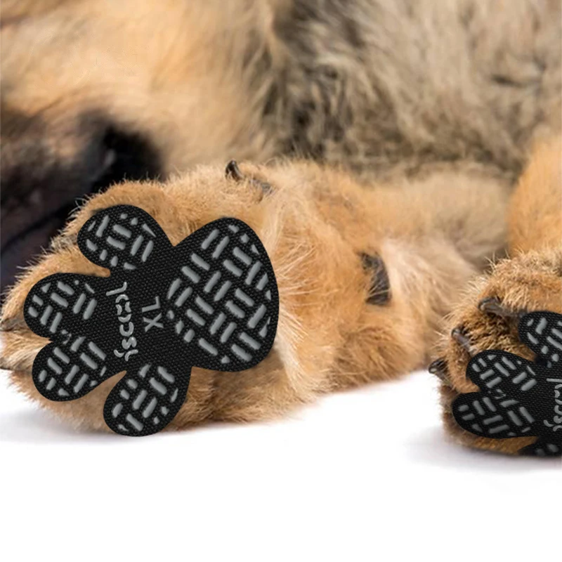 4-Pack Dog Anti Slip Paw Grips Traction Pads Dog Paw Protection Stickers with Stronger Adhesive for Hard Floor or Injuries