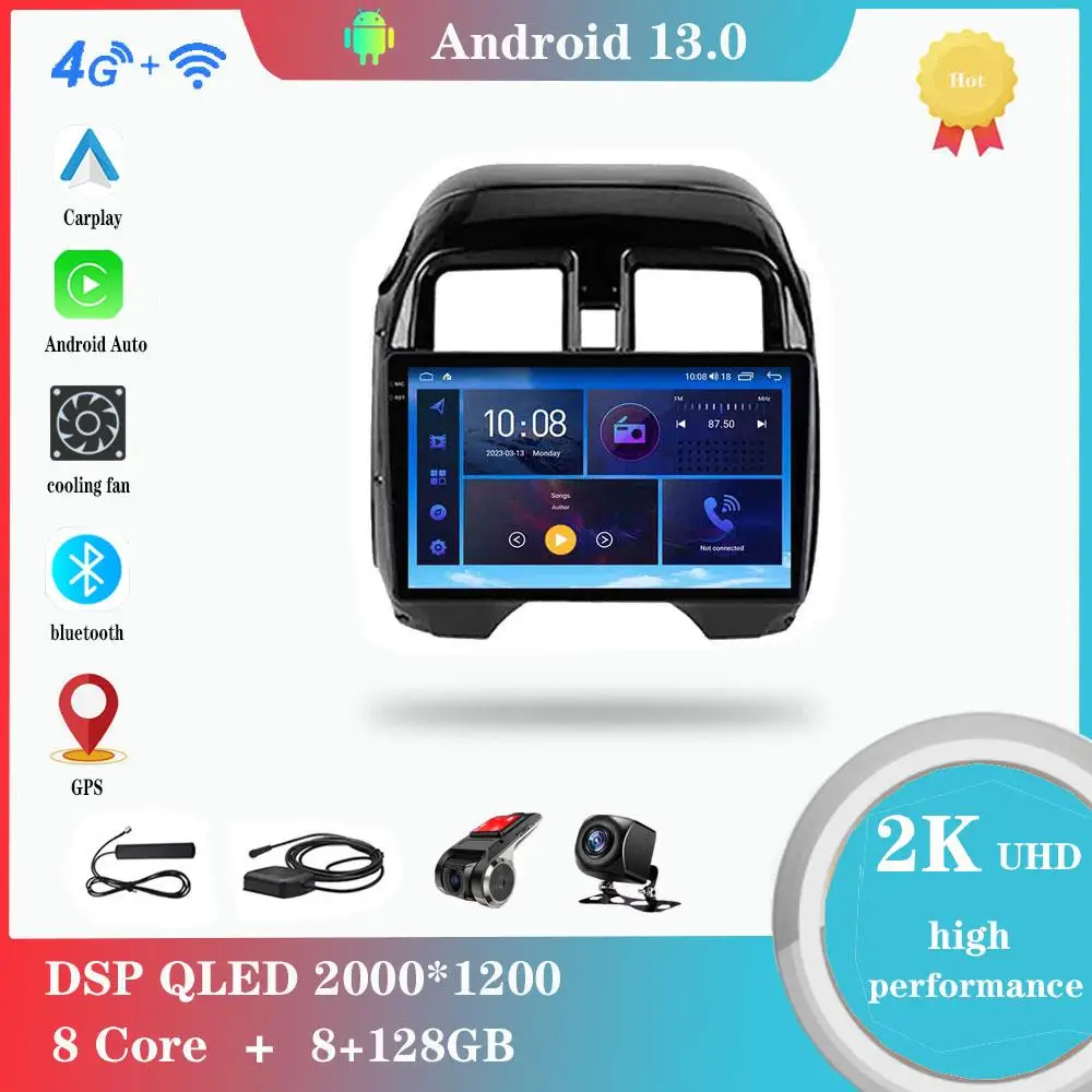 

Android 12.0 For Nissan Latio N17 2014 - 2016 Multimedia Player Auto Radio GPS Carplay 4G WiFi DSP Bluetooth