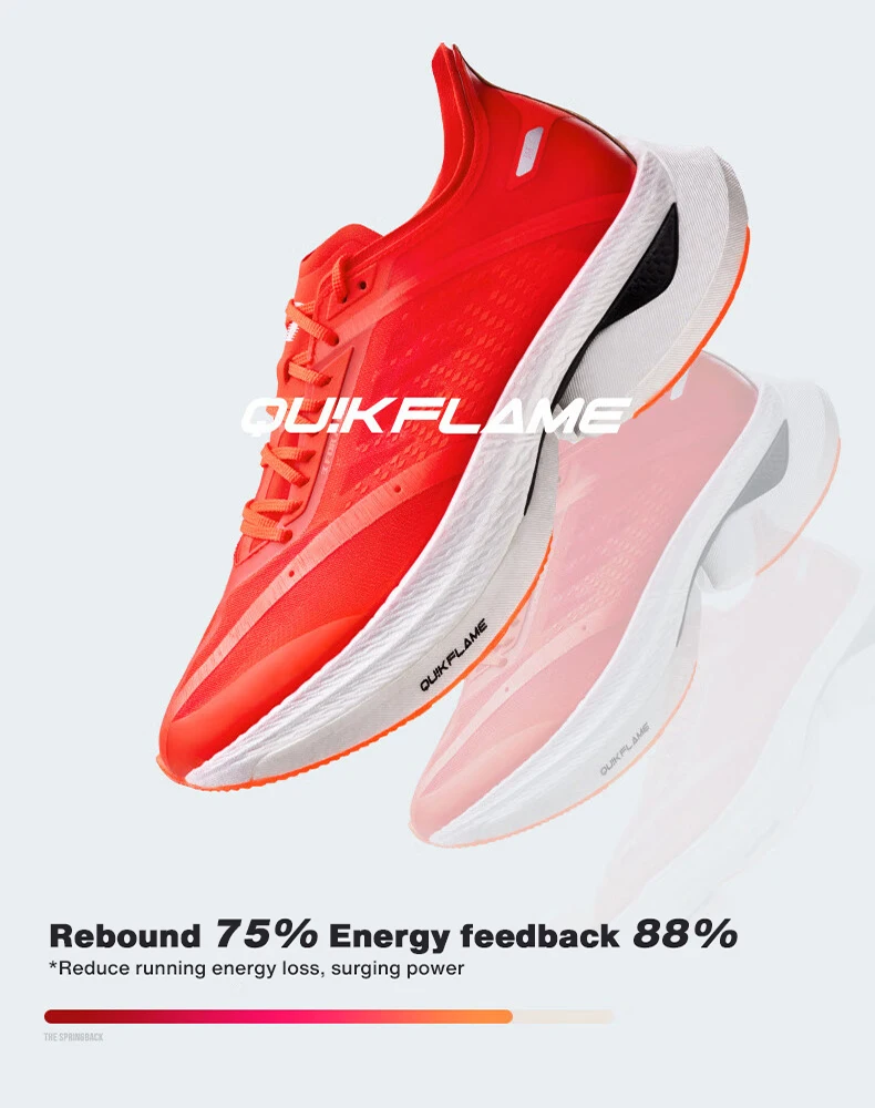 361 Degrees Furious Men Carbon Plate Running Shoes Professional Marathon Shock Absorption Lightweight Men Sport Shoes 672312203F