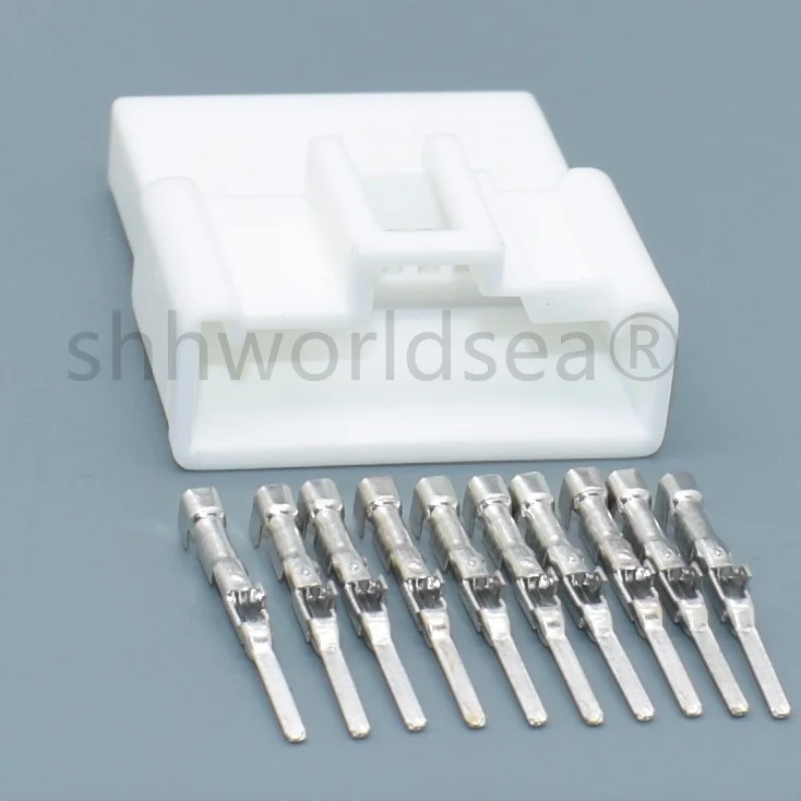 

Shhworldsea 1 комплект, 10-контактный 2,2 мм, автоматический переключатель заднего зеркала автомобиля, разъем провода для Toyota DJ7103-1.2-11 DJ7103-1.2-21