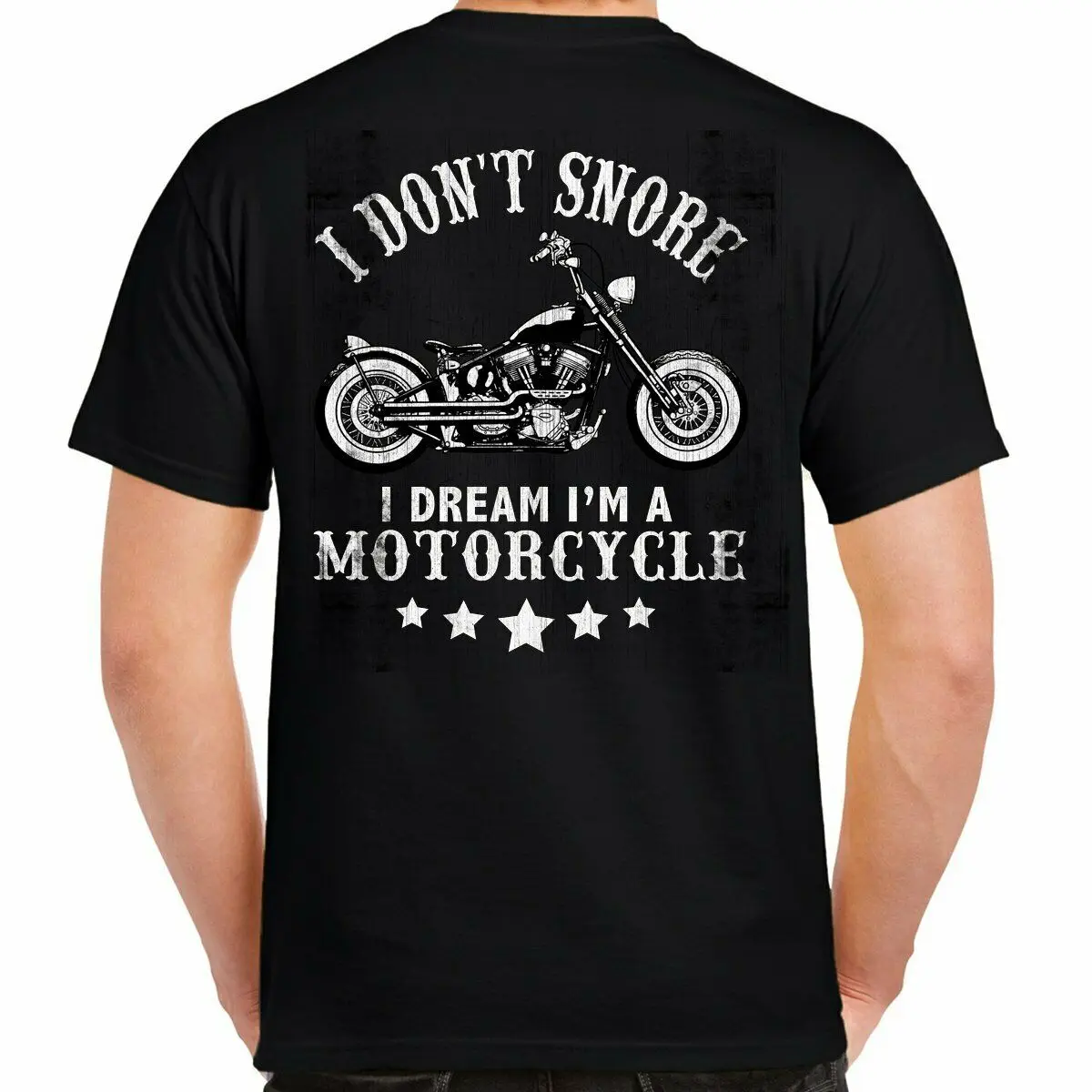 

Новинка, забавная Байкерская футболка с юмором, надписью Dream I'm A ездить на мотоцикле