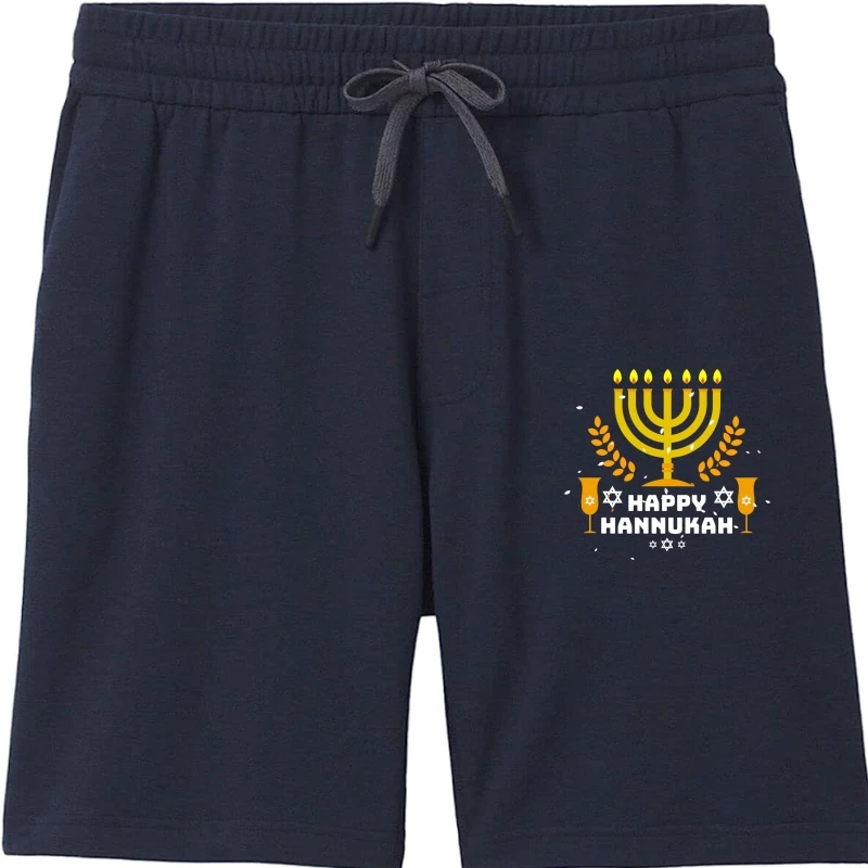 

Hanukka мужские шорты счастливая Ханука еврейские праздничные свечи праздничный подарок мужские шорты для мужчин