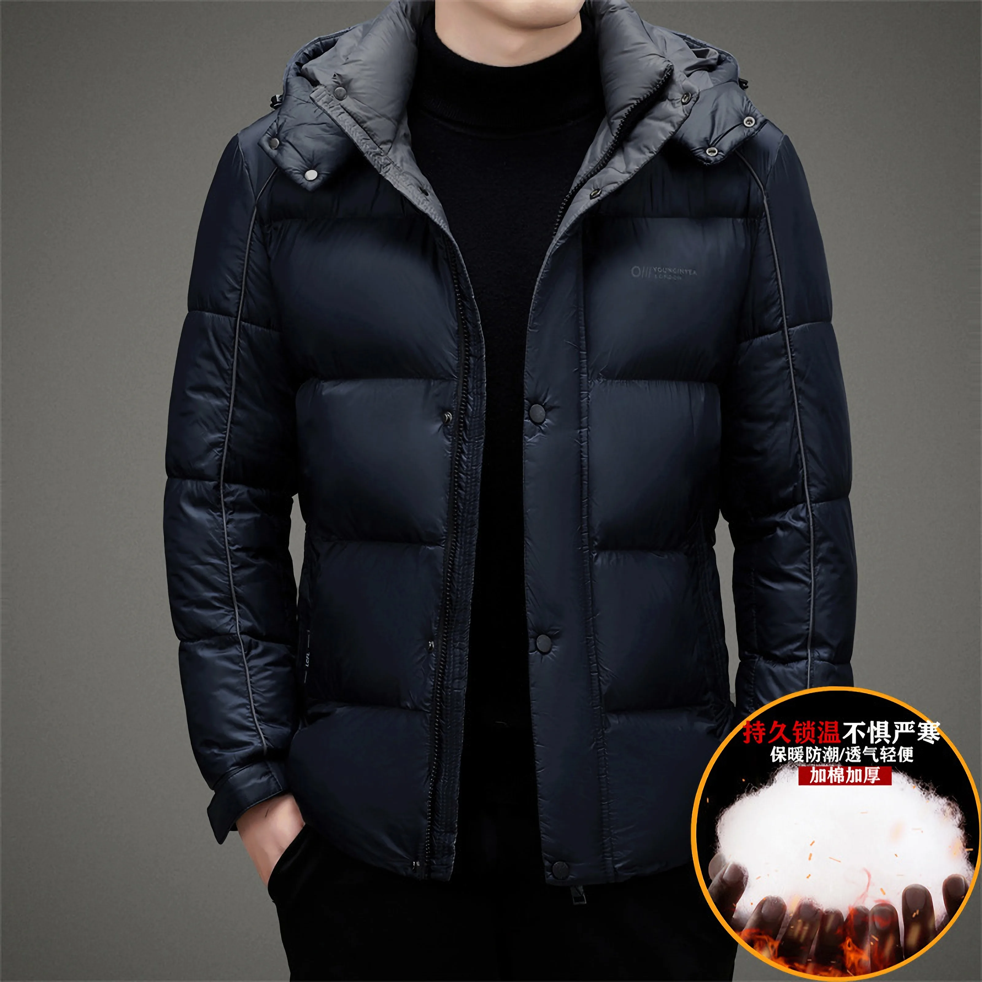 Winter Jacket Men Parkas Fashion Hooded Thicken Warm Coat Jackets Vestes Manteaux Ceketler Doudoune Homme Jaquetas Ropa Hombre