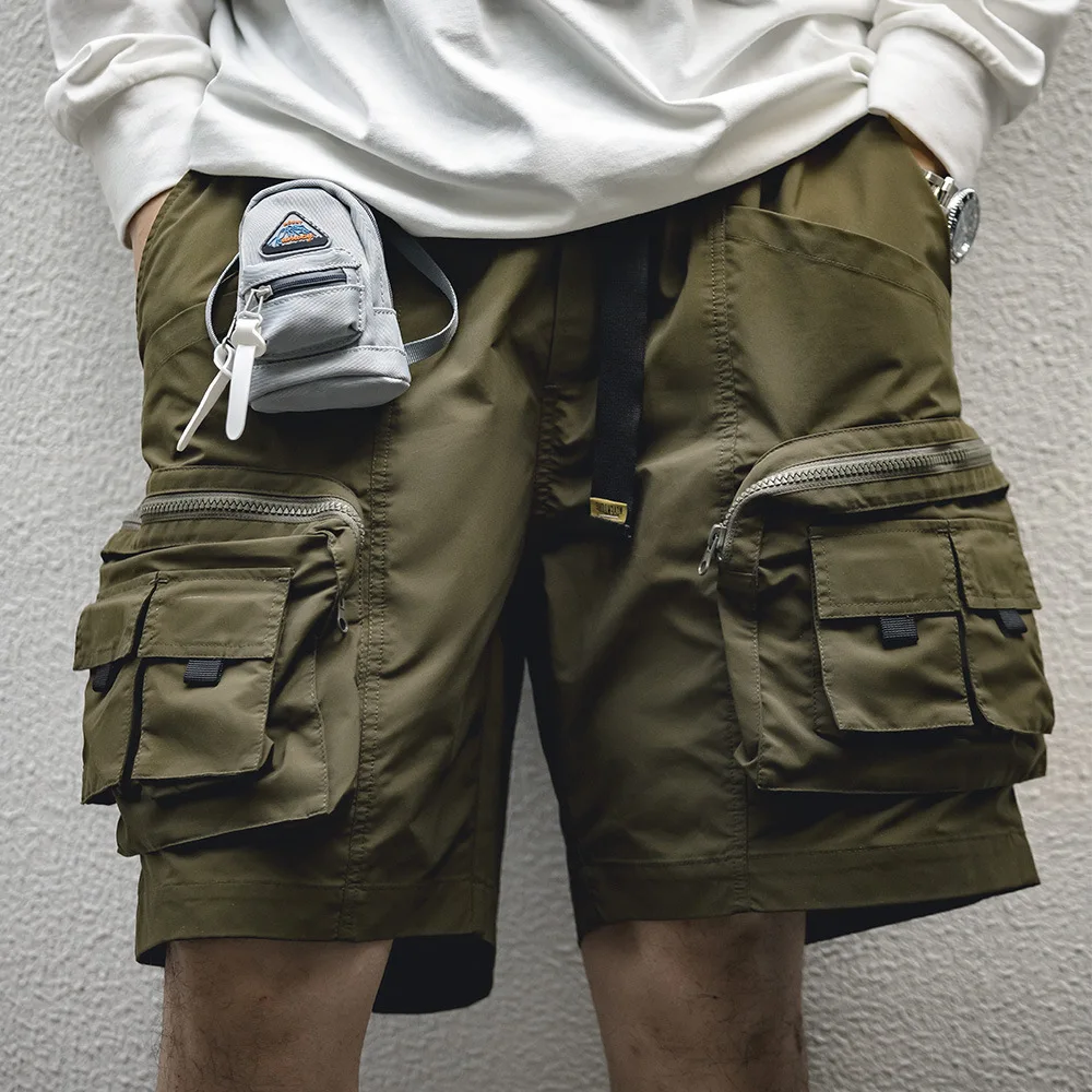 

Summer Casual Nylon Spandex Cargo Shorts Ultra Thin Waterproof Hiking Pants