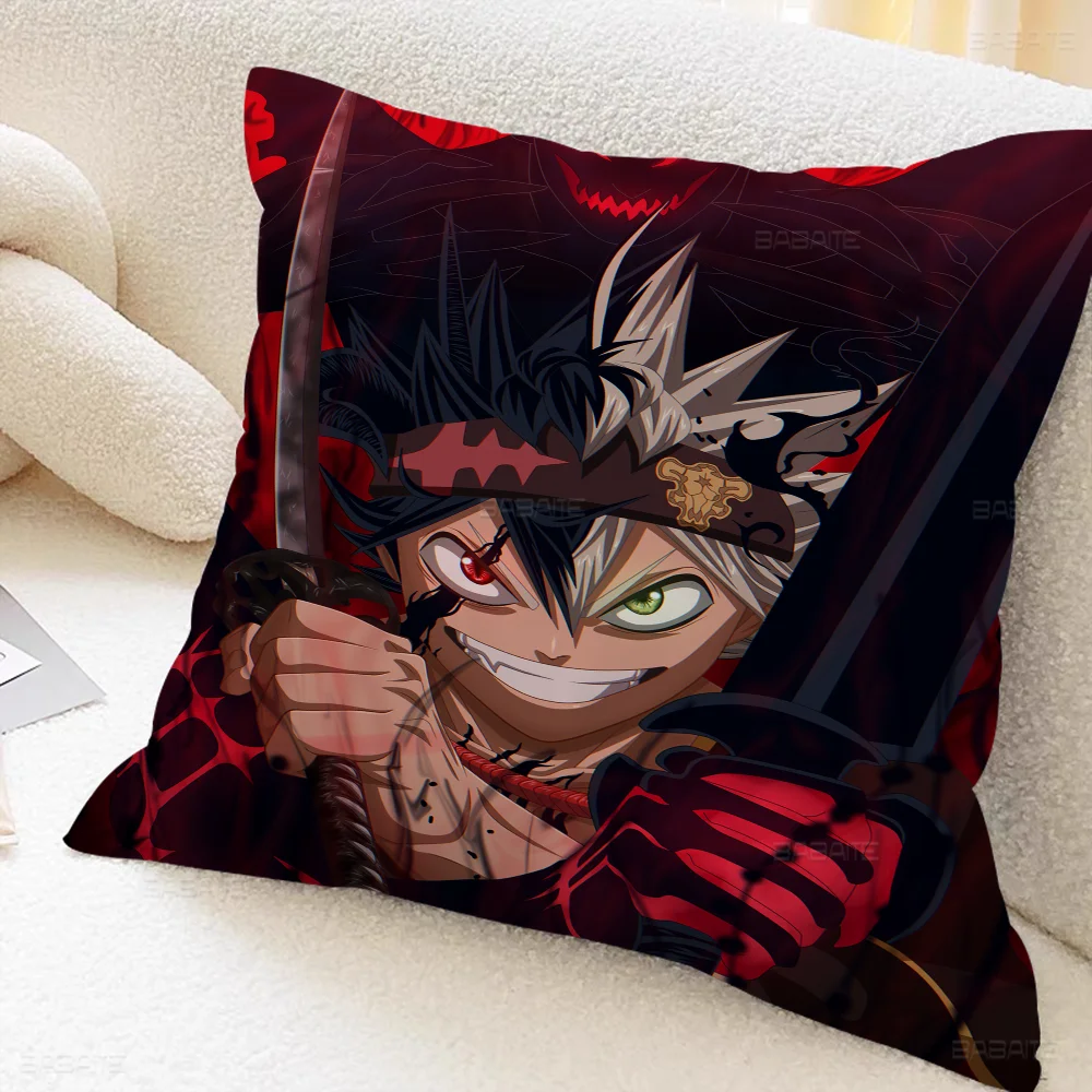 Наволочки с черным клевером мультяшный диван декоративный домашний