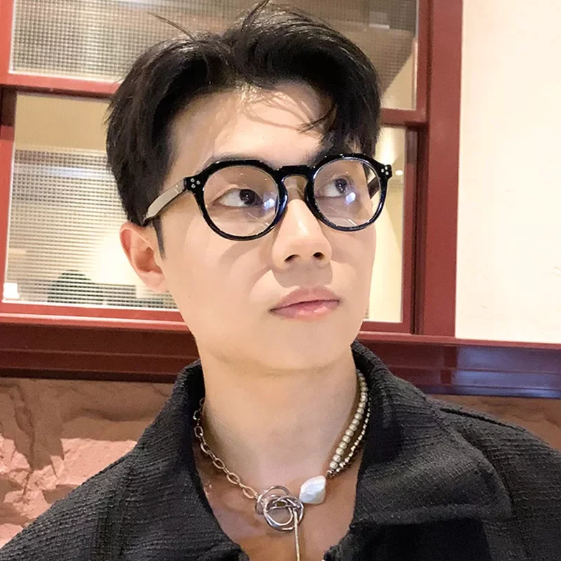 

Retro Rivets Glasses Frames Men Women Spectacles Trending Styles Optical 2022 Fashion Computer Glasses Eyeglasses