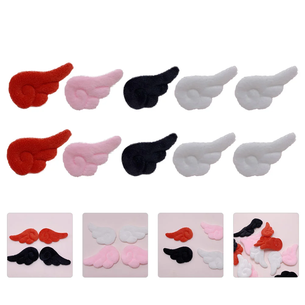 

Hairaccessories Clips Diy Kawaiiangel Girls Barrettes Hairpin Wing Materials Cosplay Mini Plush Clothingwomenclamps Headwear