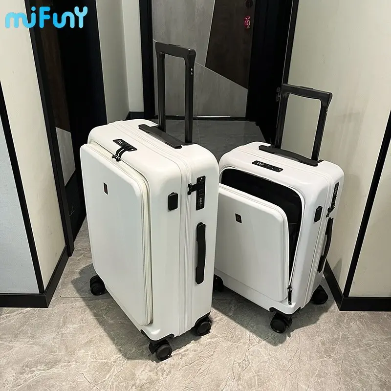 

MIFUNY Front Opening Suitcase Travel Luggage Business Suitcases on Mute Wheels 20inch Cabin Rolling Luggage 24'' bg1080-bg1084