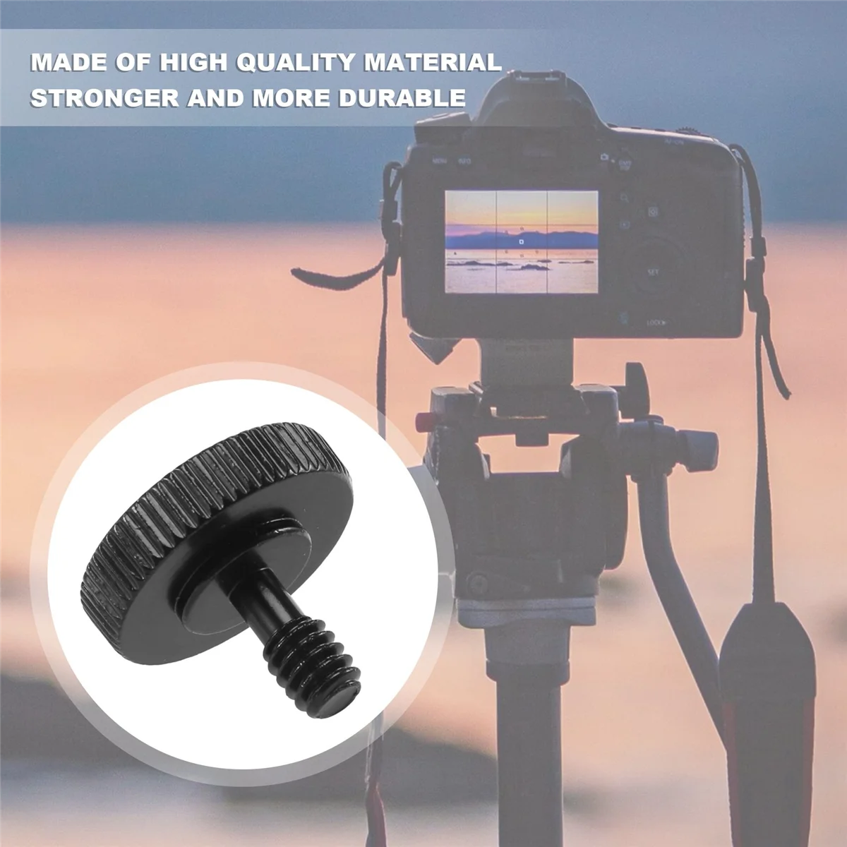 Винт с накатанной головкой для камеры быстросъемный винт 1/4 дюйма L-образный