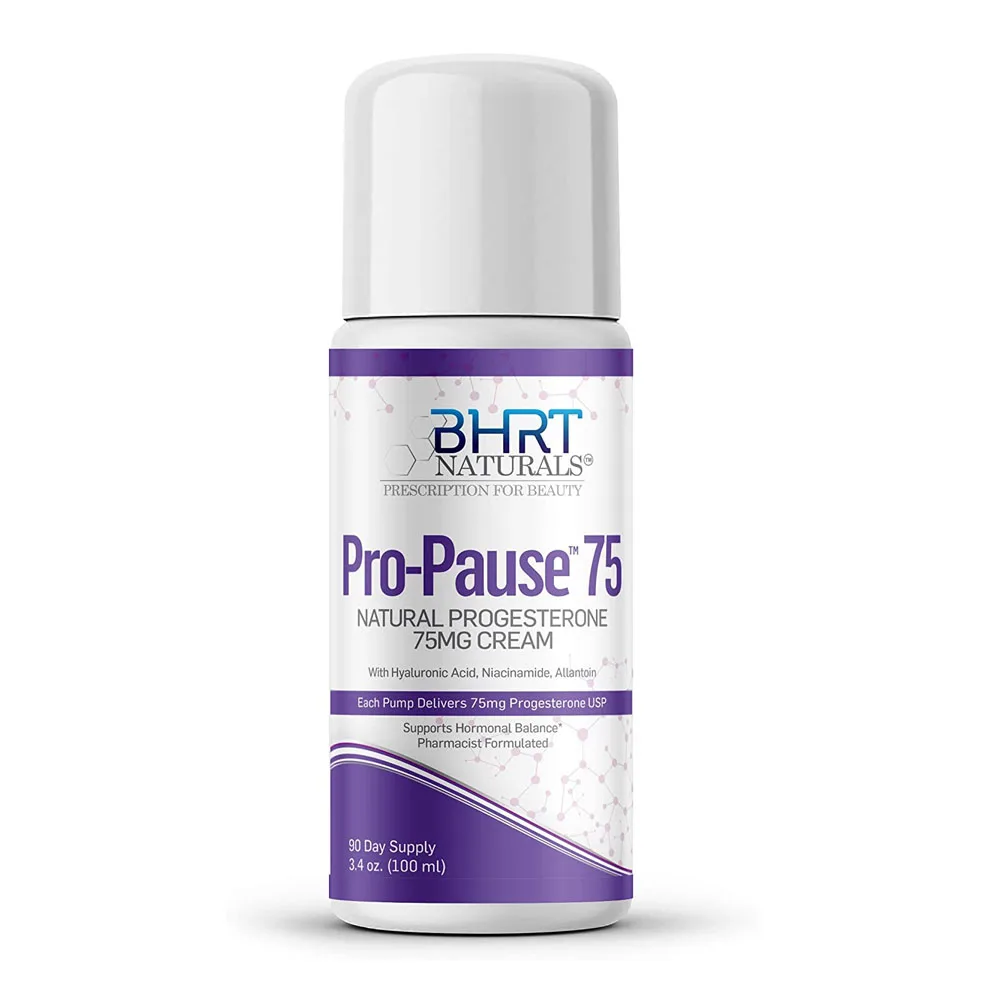 

Pro-Pause Bioidentical Progest erone 7500mg USP Natural Cream feminization Estrogen deficiency Menopause Relief TTC PCOS 100ml