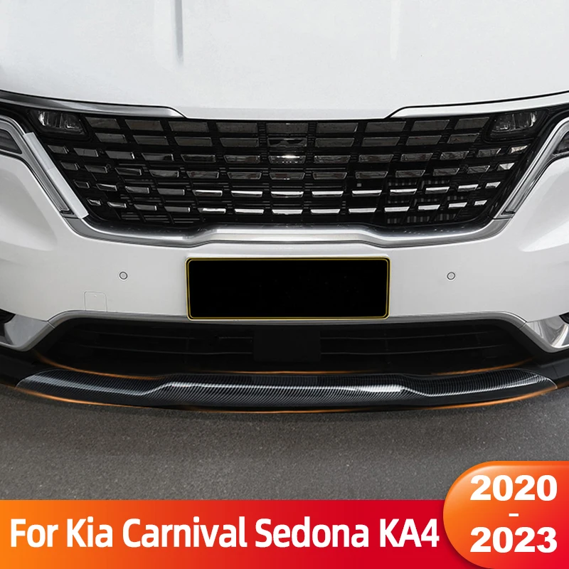 

For Kia Carnival Sedona KA4 2020 2021 2022 2023 Car Front Bumper Splitter Lip Spoiler Diffuser Guard Body Kit Cover Accessories