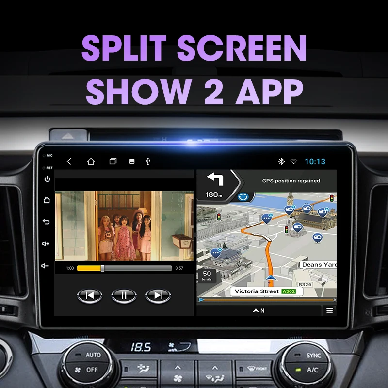 vtopek 10 1 4g dsp 2din android 10 0 car radio multimidia video player navigation gps for toyota rav4 rav 4 2012 2018 head unit free global shipping