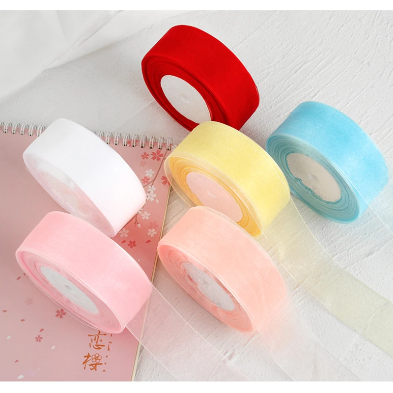 

organza ribbon 4cm satin ribbon organza ribbon 45meters/Roll for Gift Wrapping Wedding Birthday Party Decor diy hair accessories