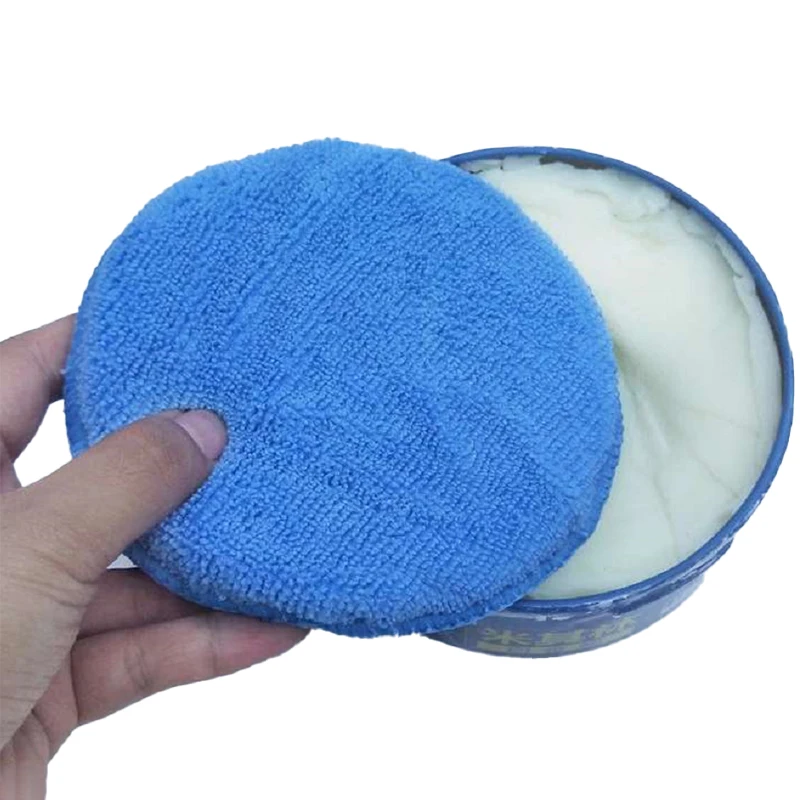 

1PC 5 Inch Soft Car Polishing And Waxing Sponge Wax Applicator Microfiber Sponge