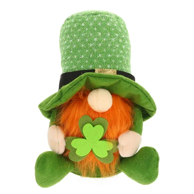 

St. Patrick's Day Gnome Doll Adornment Festival Gnome Doll Ornament Scene Decor