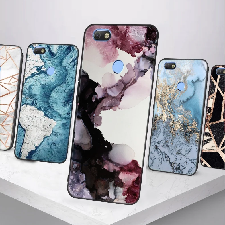 Винтажный мраморный чехол для Tecno Camon X мягкий силиконовый из ТПУ телефона Pro/CA8