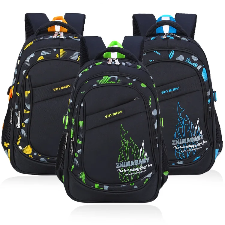 SPIDOR Student backpack for boys and girls waterproof and lightweight student school bag 6-12 years old backpack