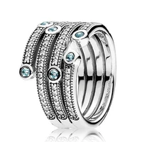 original moments ocean frosty with mint clear crystal ring for women 925 sterling silver wedding gift pandora jewelry