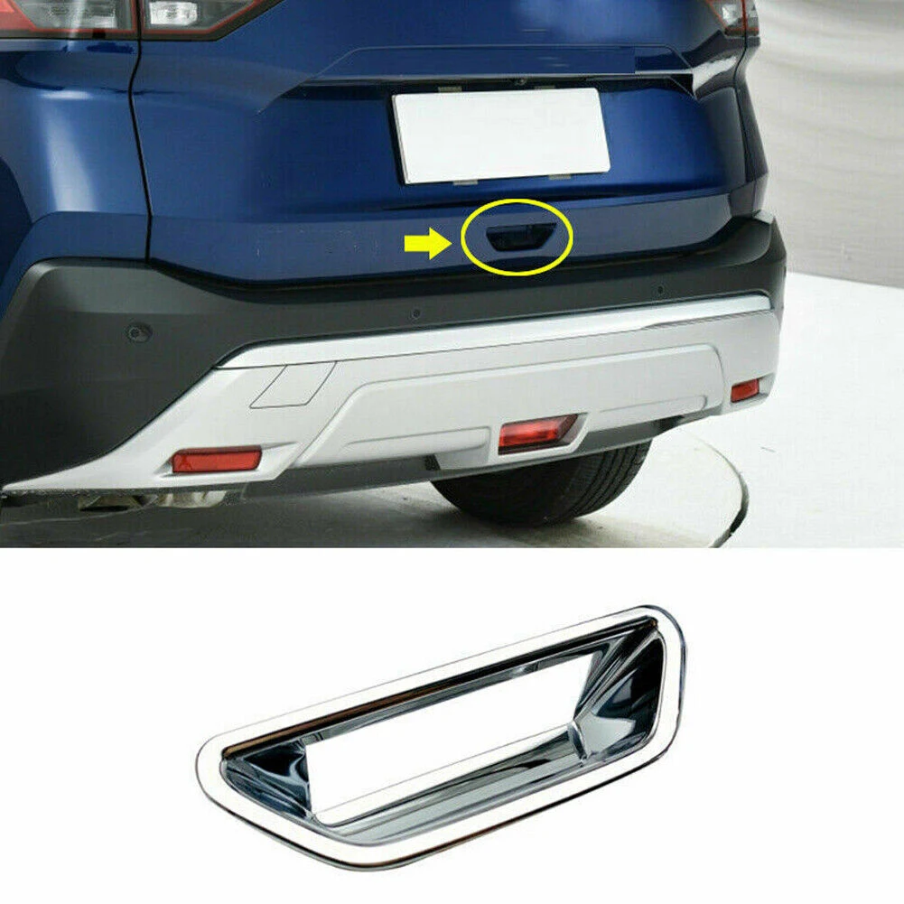 

1pc Tailgate 1pc Ta1pc Tailgate Bowl Cover Trim Hot Sale Chrome Rear Trunk Door Bowl Handle Co Trim For Nissan Rogue