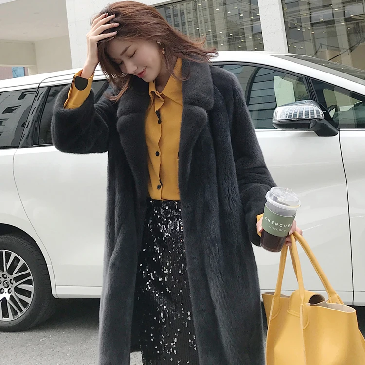 

Women real mink coats female mink fur coat genuine long fur coat ladies winter clothes oversize 6xl 5xl 7xl Imitation fur coats