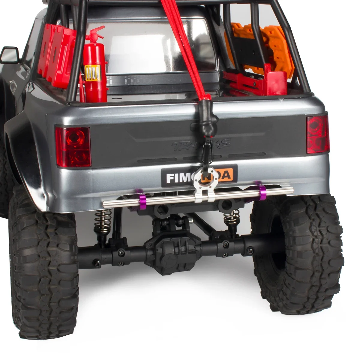 Модульная Скоба из алюминиевого сплава подходит для бампера с трубкой 4 5 мм 1/10