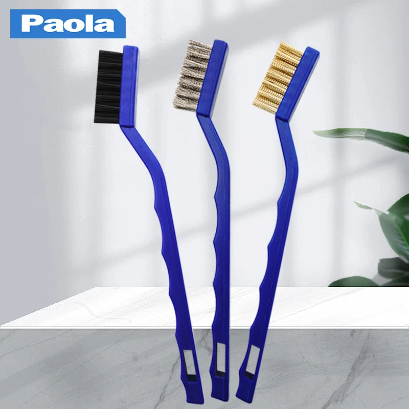 Миниатюрные чистящие щетки Paola для удаления ржавчины и пятен 3 шт.