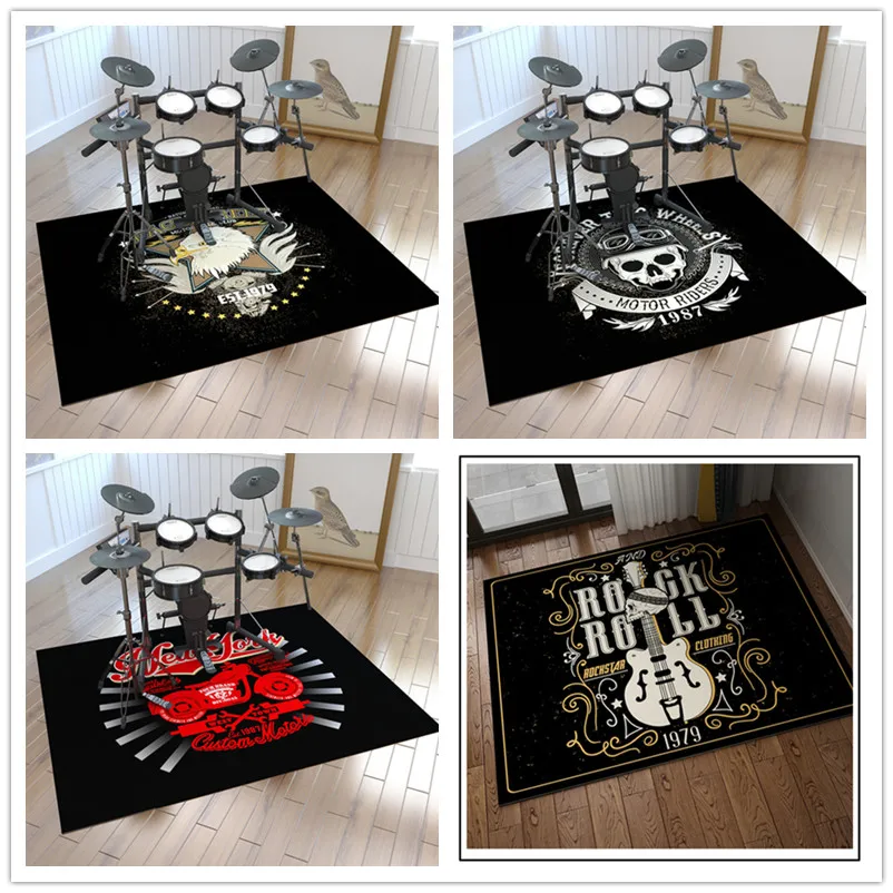 

Piano Music Rock Rug Bedroom Kitchen Guitar Rug Kids Room Decor