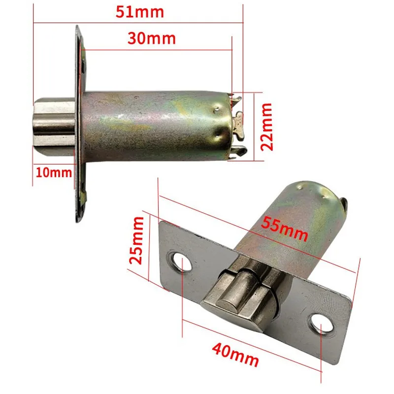 Zinc Alloy Locking Tongue Hardware Lockbody Passageway Lock Body Core Door Single Lockcase Fitting | Обустройство дома