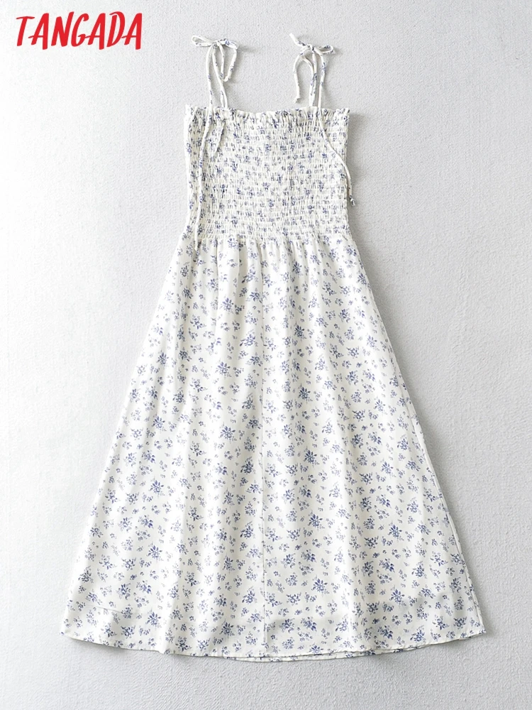 

Шифоновое платье с цветочным принтом, без рукавов