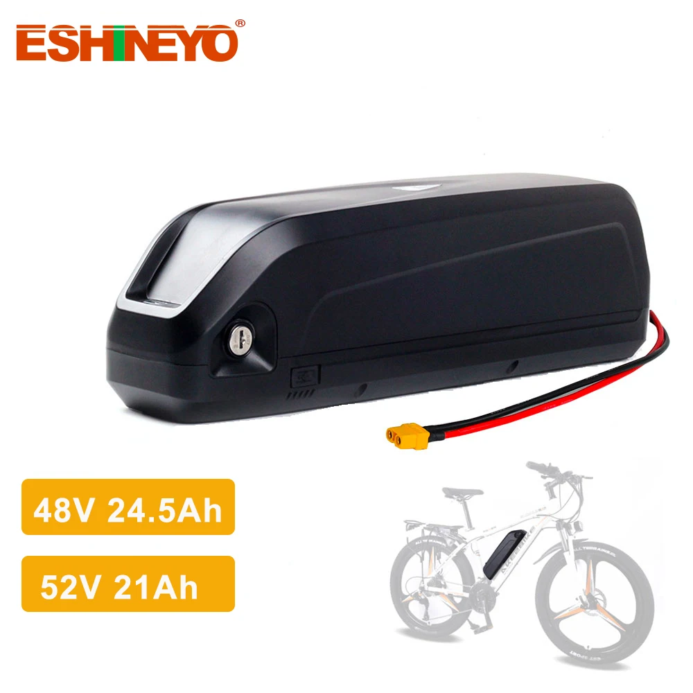 

E-bike Battery Pack 48V 13Ah 20Ah 52Volt Hailong Downtube Electric Bicycle Lithium Li-ion Batteria For 350W 500W 750W 1000W Akku