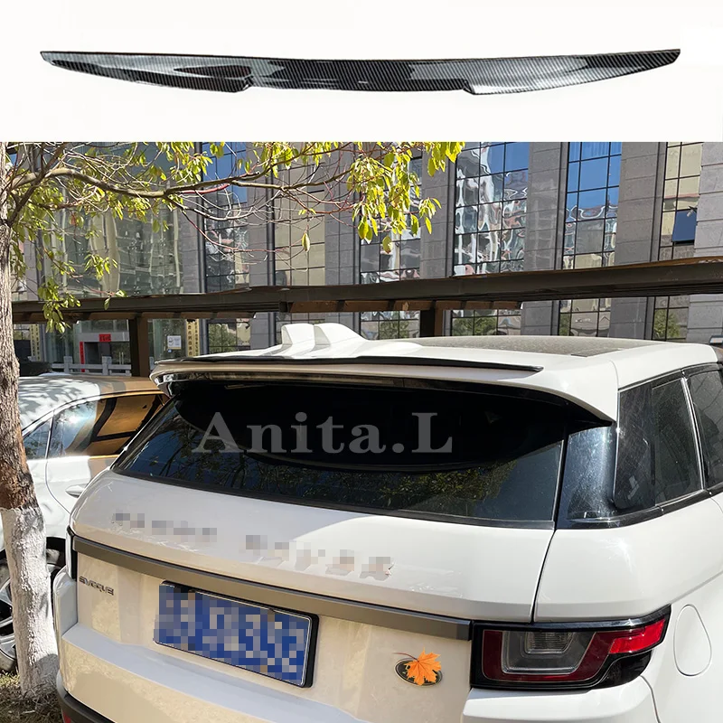 

Rear Roof Lip Spoiler For Range Rover Evoque 2016 2017 2018 Universal Type Hatchback M4 Style Spoiler PU Plastic Car Tail Wing