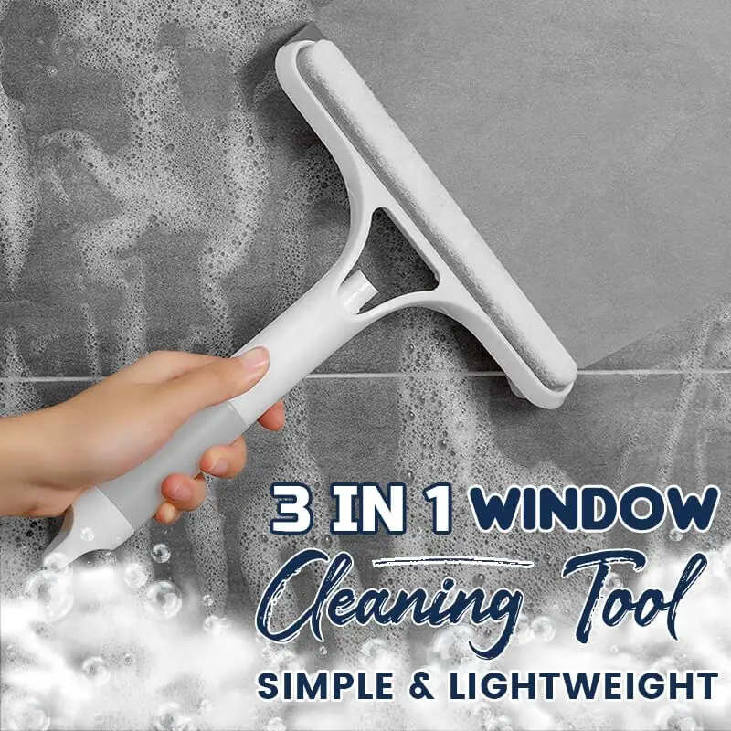 

3 In 1 Windows Cleaning Wiper Glass Brush Household Cleaning Tools Multi-Purpose Silicon Squeegee Forshower Door Car Windshield