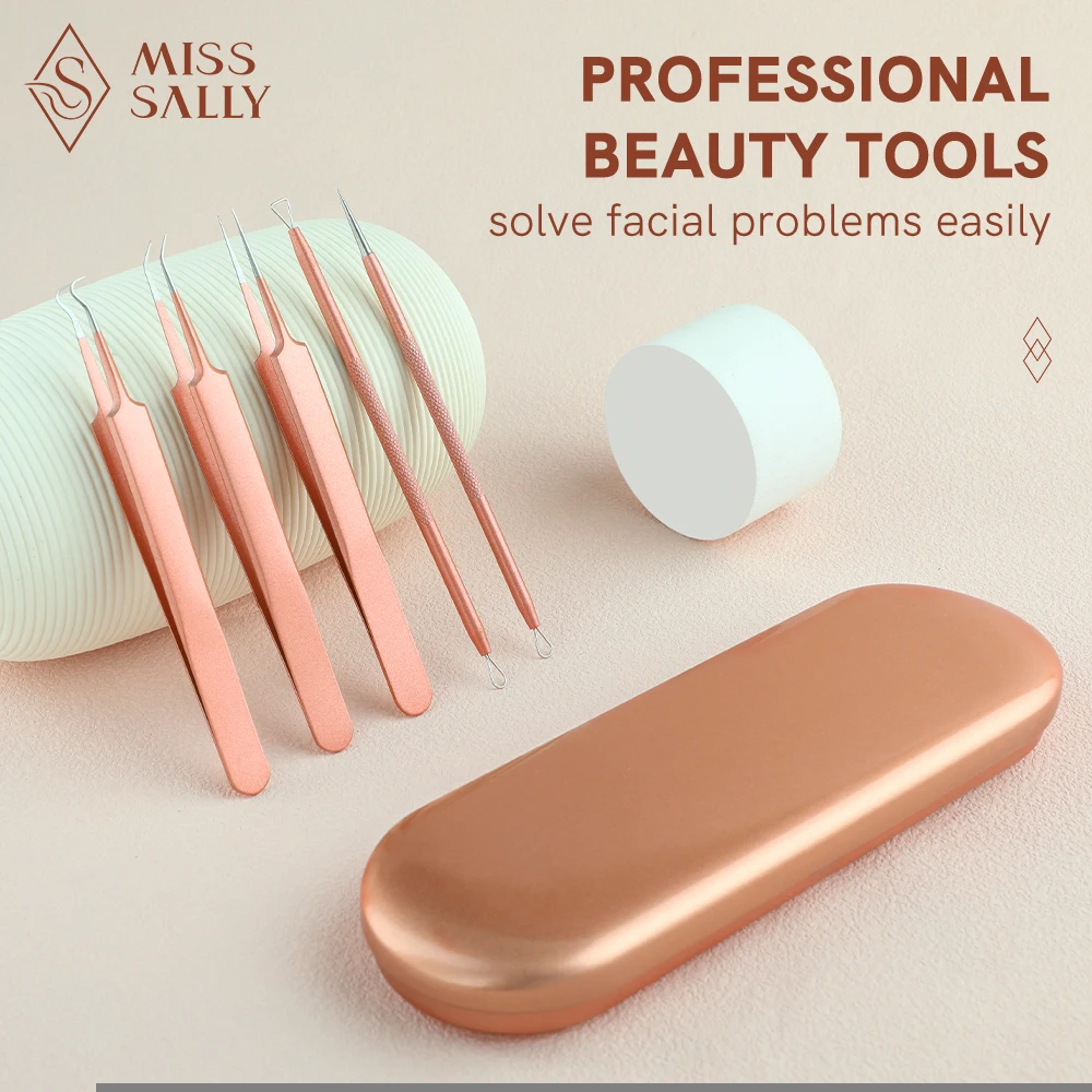 

Miss Sally Acne Needles Blackhead Removal Black Dots Cleaner Pimple Tweezers Extractor Deep Cleansing Tool Face Skin Care Tool